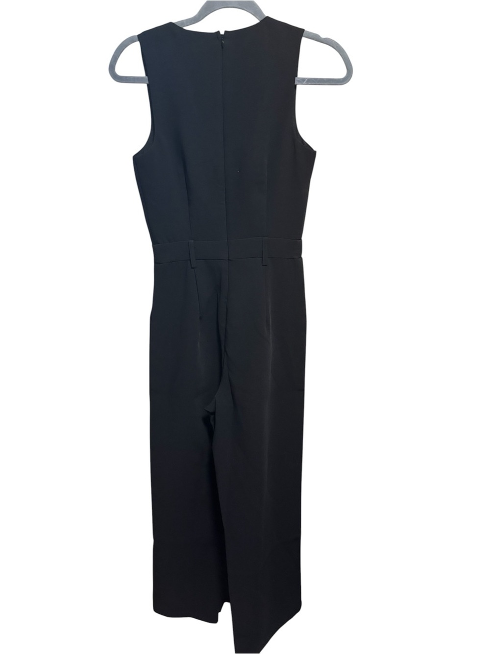 Rosie Harlow Women's Black Wide-Leg Button-Front Jumpsuit - Picture 7 of 9
